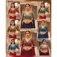 AD-1270~Beautiful Pure Ajrakh Cotton Printed Blouse