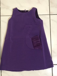 25. Dress / Baju Pesta / Baju Terusan Anak (warna ungu)