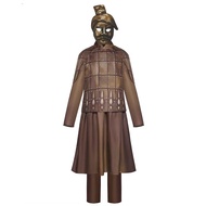 Comic Terra Cotta Warriors Cos Clothes Halloween Terra Cotta Warriors Suit Cosplay Stage Performance