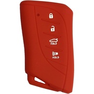 Key Fob Cover for LX600 ES350: 4 Buttons Silicone Remote Case Protectore Fit for Lexus LC 500 500h N