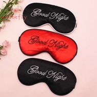 [WillBeRedS] Sleeping Eye Cover Mask For Travel Embroidered Silk Sleep Mask Silk Eye Mask Soft Blackout Blindfold With Adjustable Strap [NEW]