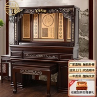 BW-6💚Niche Head Altar Nanmu Niche Cabinet Buddha Hall Altar Prayer Altar Table God of Wealth Cabinet God Building Large