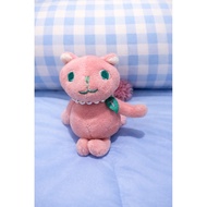 Tully's Keychain Plushie Cat pink
