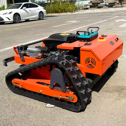Customized Remote Control Lawn Mower with CE EPA Certificate RC Robot Grass Cutter All Terrain Track