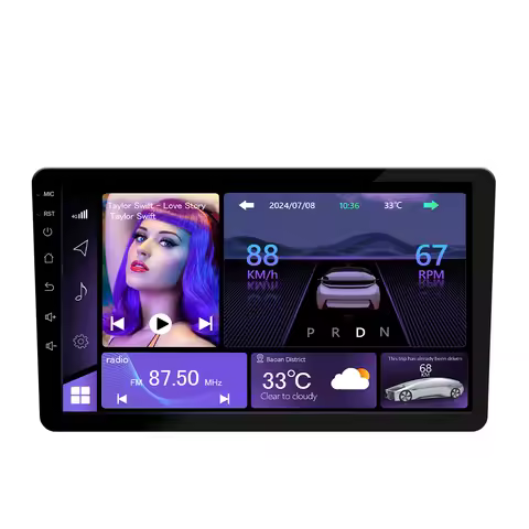 MeiHua Car Auto Android Radio Player 7862s 8core Android 13 Carplay 2.0GHZ IPS QLED DSP 2din Univers