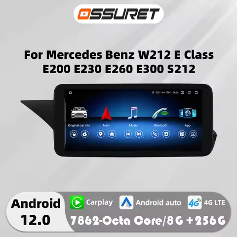10.25"Android 13 Autoradio For Mercedes Benz W212 E-Class NTG 4.0 4.5 5.0 E200 E230 E260 E300 S212 M