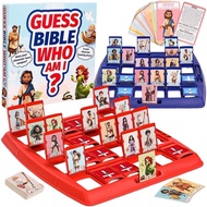 Bible Who I Am Board Games for Kids | 24 Holy Bible Characters with Life Story & Verse Cards, Fun Fa