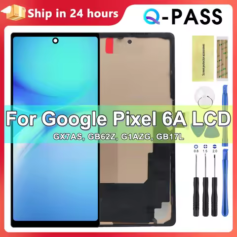 TFT For Google Pixel 6A GX7AS, GB62Z, G1AZG, GB17L LCD Display Touch Screen Digitizer Pixel 6a Lcd W