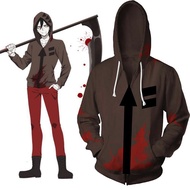 Anime Angels of Death Isaac·Foster Zack Hoodies Coat Sweatshirt Cosplay Costume uniform suit Halloween costumes Christmas costumes anime cos stage performance costume