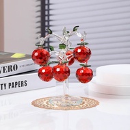 Crystal Glass Apple Tree Living Room Creative Decoration Gifts Home Decorations Tabletop Decorations