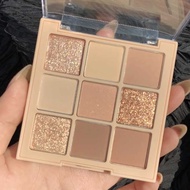 3CE Same Style ins Super Hot Korean Oat Milk Tea Nine-Color Eyeshadow Palette Flashing Glitter