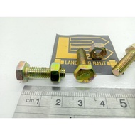 Bolt Nut M6 X 20 / 2cm Yellow Key 10 BMK M6x20 Bolt And Nut