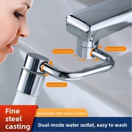 (ready stock & 2 year warranty)  U Faucet Extender, Robot Arm, Bathroom Sink Rotating Faucet,1080° R
