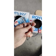 Per meter royu original tw solid wire AWG wire 100%pure copper #14(1.6mm)#12(2.0mm)black rubber coat