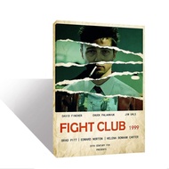 American Psycho Poster Fight Club Vintage Movies Poster Classic 90s Film Canvas Wall Art Prints For 