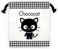 K Company Sanrio Characters (Cat Series) Drawstring Bag, Chocolate Cat, SAK-KC-CO H8.1 x W 7.1 inche