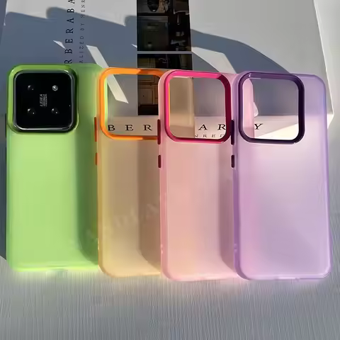 For Xiaomi MI 15T Pro Case New Fashion Frosted Transparent Candy Ultra-thin Anti-drop Cover For Xiao