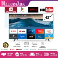 【Hancdon】Cuci gudang Murah Smart Digital TV 43 inch TV Smart Led 43 inch TV Android 43 inch TV Digital Led 43 inch Murah Promo HD Ready Televisi led murah 43 promo Netflix/YouTube - WiFi/HDMI/USB Android 11.0