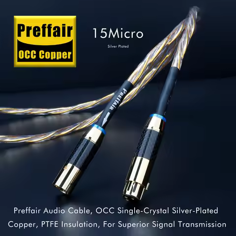 Hifi Audio 110ohm Coaxial XLR Digital Audio RCA Cable BNC Cable RCA to RCA XLR to XLR OCC Silver Pla