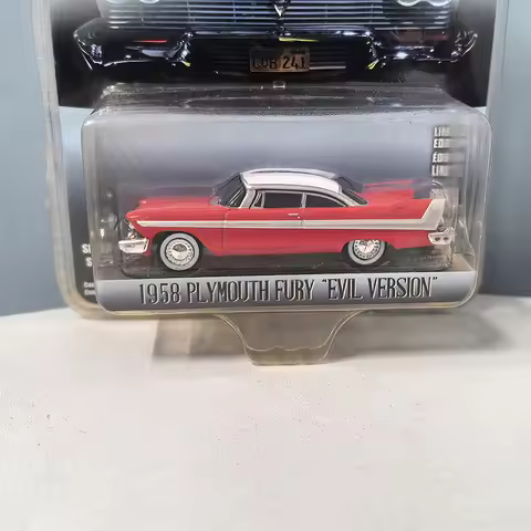 Die-cast 1/64 Scale Simulation Alloy Static Model Greenlight 1958 Plymouth Furyb Hollywood 24 Car Co