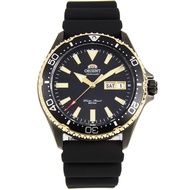 Orient Kamasu RA-AA0005B RA-AA0005B19B Automatic Mako III Black Gold Sporty Watch