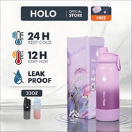 HOLO FLASK 600ML Sports Bottle Tumbler tahan Sejuk botol air tahan sejuk Stainless Steel Water Bottl