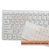 btsg PVC Desktop Keyboard Sticker Korean Keyboard Sticker PVC Keyboard Replacement