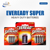 Eveready Super Heavy Duty 1.5V AA 4pcs,AAA 4pcs,V9 Battery,