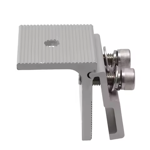 1/4Pcs Standing Seam Clamp Aluminium Roof Seam Clamp Sheet Seam Clamp Brackets For Mounting Solar Pv