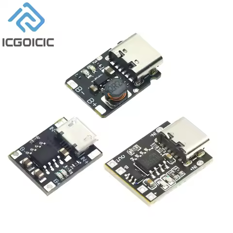 Type-C USB TP4057 1A Lithium Battery Charging Protection Board Module Polymer Battery Over TP4056 Wi