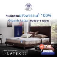 [ฟรี!ชุดผ้าปู] LOTUS ที่นอนยางพารา (สเปคสมดุลลงตัว) รุ่น i-Latex II หนา 8 นิ้ว ส่งฟรี