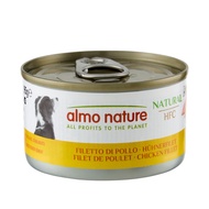 Almo Nature Dog Wet Food - HFC - Chicken Fillet (95g) (5500) (100% human Grade) (75% meat or fish)