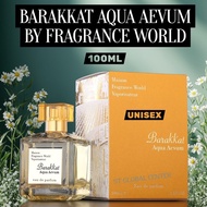 Barakkat Aqua Aevum-Unisex 100ml EDP by Fragrance World 100% Original Long Lasting From Dubai