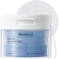 Hot Sale Promo Biodance Cera-NOL Gel Toner Pads Deep Hydrating & Soothing Toner Pads for Sensitive S