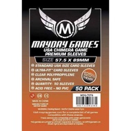 57.5x89mm Mayday Games USA Chimera Game Premium Sleeves 57.5 x 89 mm (50 sleeves)