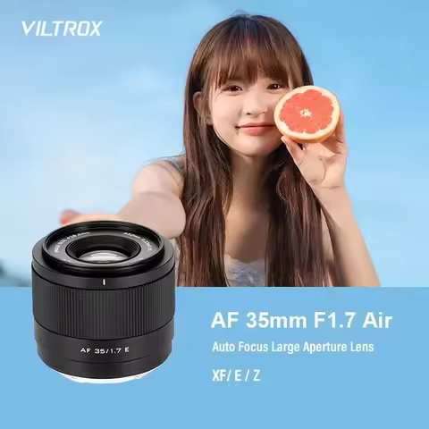 Viltrox AF 35mm F1.7 Air Auto Focus Large Aperture Camera Portrait Lens for Sony E Nikon Z Fuji X Mo