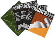 Violin 4/4 String Set (E:24K Gold Bra Cut A.D.G Dominant) (1 E Wire 0.26 Loop End)