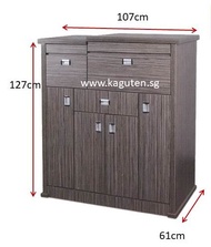 Chinese Altar 3.5ft (107cm) with High-Low Table Top 2 in 1 Fengshui altar Table Altar Cabinet Prayer Table / Free Delivery and Installation