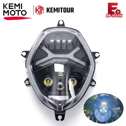 E-MARK E9 LED Headlight For Suzuki V-STROM 650A V-STROM 1000 DL1000 DL650A Motorcycle Lights Headlam