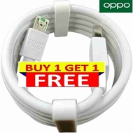 [BUY 1 FREE 1]ORIGINAL OPPO A31 A11 A12E A15 A17 F5 F7 F9 F11 PRO A5S A11K A37 VOOC FAST CHARGING MI