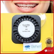 BRACKET BEHEL PERMANEN PERBAIKAN GIGI CERAMIC CLASSONE TRANSPARAN TRANSFARAN KERAMIK CLEAR ORI - ROT