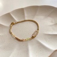 琉光-鋯石 黃銅手鍊