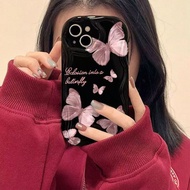 Realme 14 14x 13 12 11 11x 10 9 9i 8 8i 7 7i 6 6i 5 5i 5s Pink Butterfly Design Phone Cover
