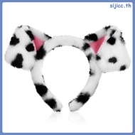 Hair Hoop Animal Hairband Headband Dalmatian Ears Women Costume Headbands with Dog Cosplay  sijicc