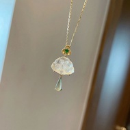 Xiaohongshu has the same ice-permeable small lotus pod necklace high-value Chinese style versatile i