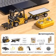 1:64 MINI RC Alloy Forklift รถวิศวกรรมโลหะผสมเดสก์ท็อป รีโมทคอนโทรล รุ่นเล่นเด็ก ของขวัญพิเศษ