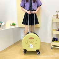 Clow M Bagasi Beg Kecil Comel Roda Universal Pom Pom Purin Sarung Troli Cinnamoroll Bayi Cinnamoroll