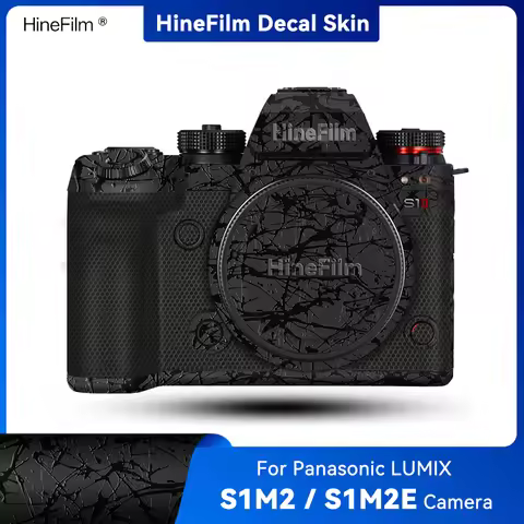 Hinefilm Skin for Lumix S1M2 Camera Sticker S1M2E Camera Anti-Scratch Wrap Cover for Panasonic S1II 