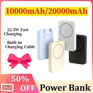 20W Power Bank 10000mah with Kickstand for MagSafe 15W Magnetic Wireless Charging Powerbank for IPho