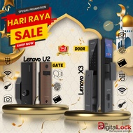 [HARI RAYA PROMO BUNDLE] Lenovo X3 Door Viewer Digital Lock &amp;  Lenovo U2 Facial Gate Lock Bundle Deal